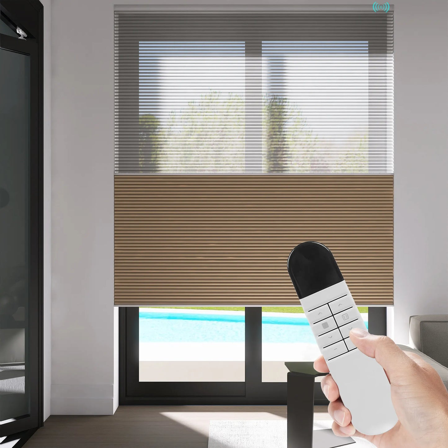 Remote for Motorized Blackout Day Night Cellular Shades