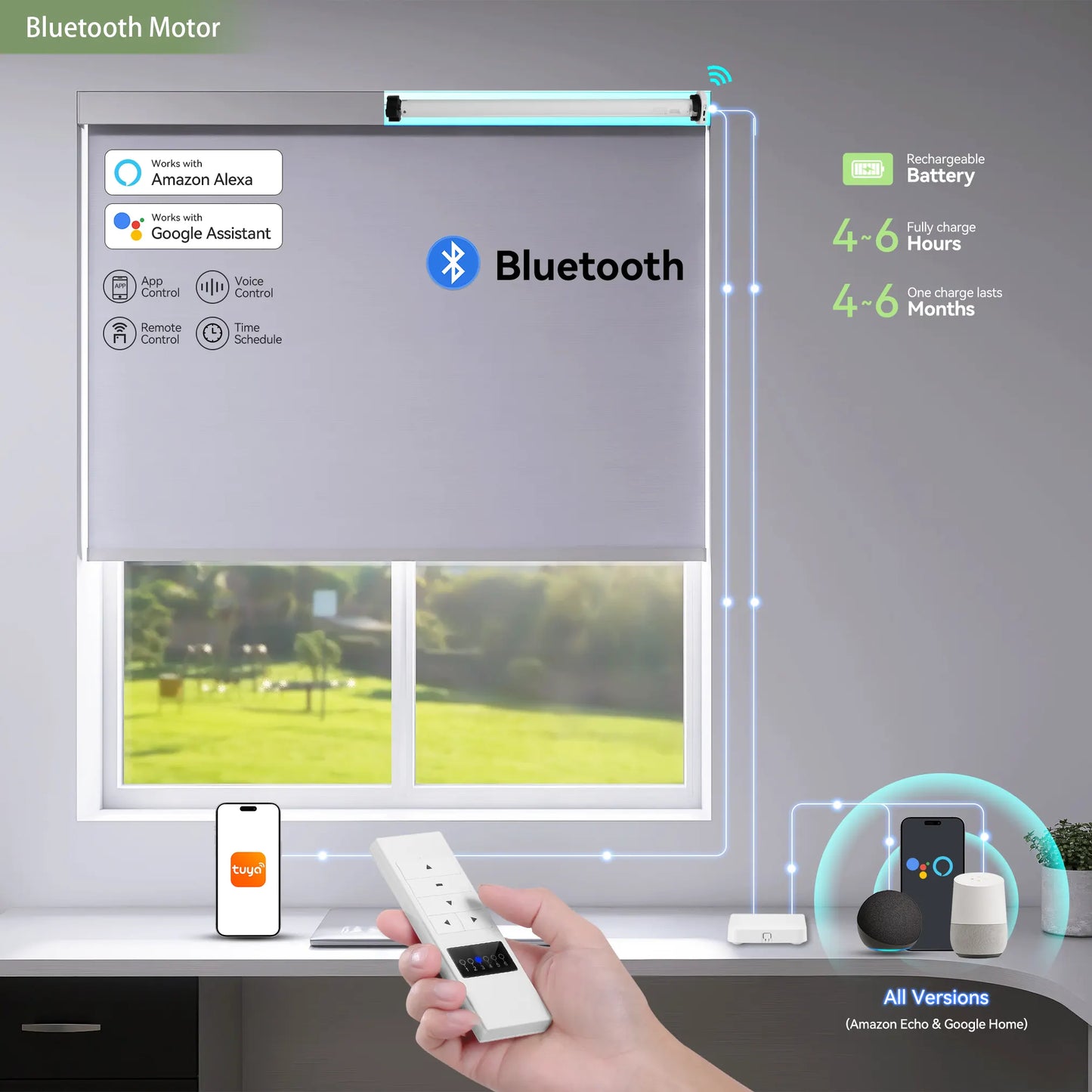 Bluetooth Motor for Roller and Zebra Shades