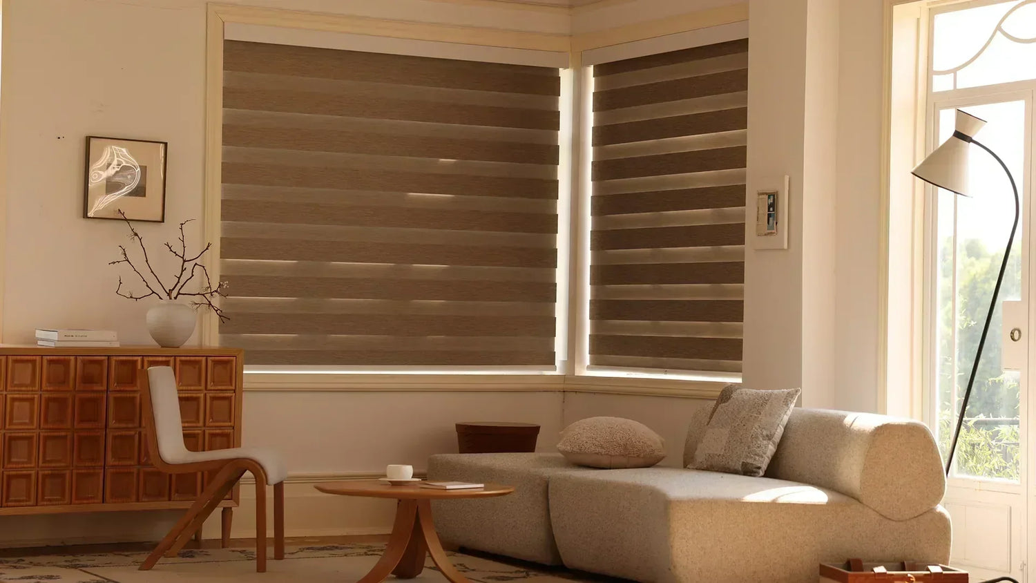 Motorized Zebra Shades: Light Control and Modern Design