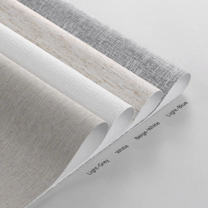 ZSTARR Roman Shades Fabric Sample – 100% Blackout Wrinkle-Resistant Soft