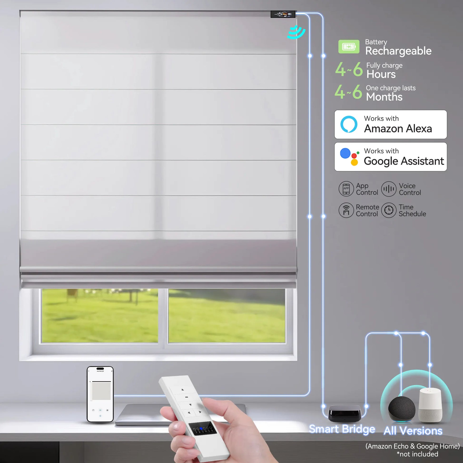 Smart Motor for Roman Shades
