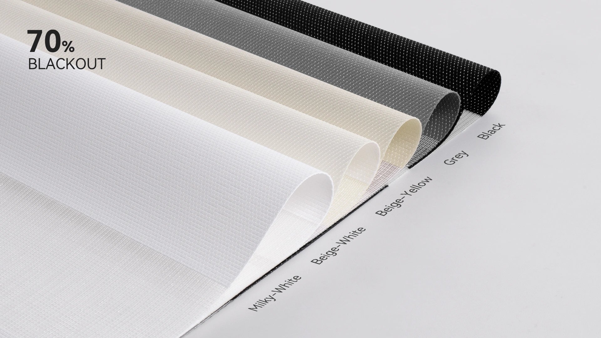 Valance style options for 70% blackout zebra shades