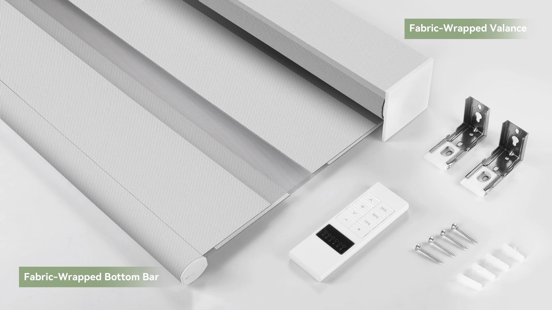ZStarr motorized zebra shades accessories kit for easy installation